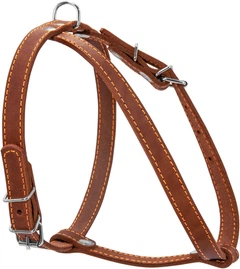 Шлейка Collar одинарна для дрібних собак (ширина 14 мм, А: 40-48 см, В: 43-51 см) Коричнева (06346Collar)