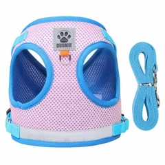 Повідець для собак і кішок S Pink-Blue 4PawsStar, Chansin (115005291)