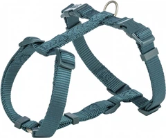 Шлея для собак Trixie Premium H-harness S–M 42–60 см 15 мм Темна синьо-зелена (4053032672949)