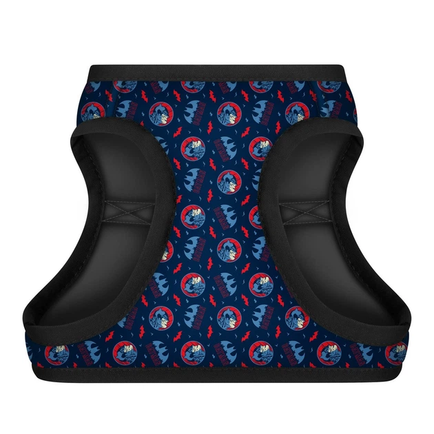 Collar Шлея Waudog Clothes, Бетмен червоно-блакитний XS1 24-27 см м'яка для собак