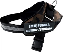 Шлейка посилена Pet Nova Rescue+ M 55-65 см Камуфляжна (HA-RESCUE-CAMUFLAGE-M) (5903031442342)