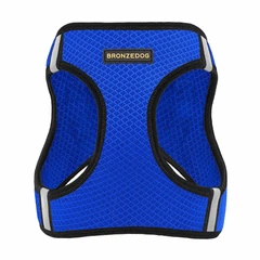 Шлея для собак Bronzedog Mesh Vest 3D сітка Синя 20 см 24 см (83002)