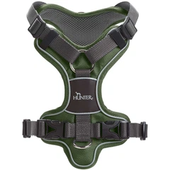 Шлея для собак Hunter Divo L Green/Grey (4016739675934)