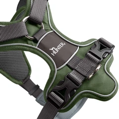 Шлея для собак Hunter Divo L Green/Grey (4016739675934)