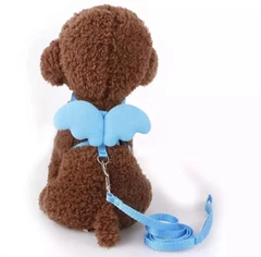 Xtep Повідець з крилами ангела для собак Light Blue M