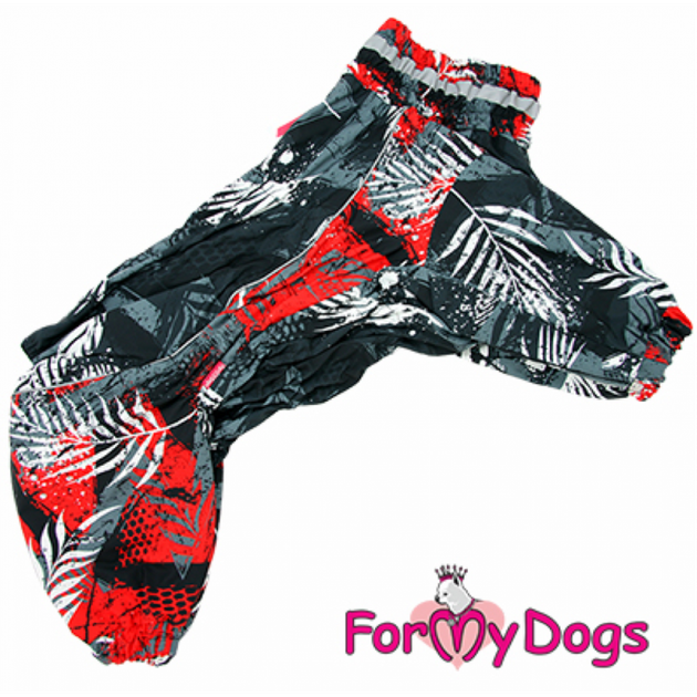 Зимовий комбінезон для великих собак "Гілочки" чорний D2 For My Dogs 000355459