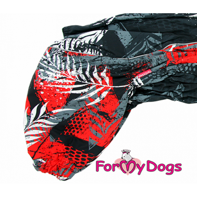 Зимовий комбінезон для великих собак "Гілочки" чорний D2 For My Dogs 000355459