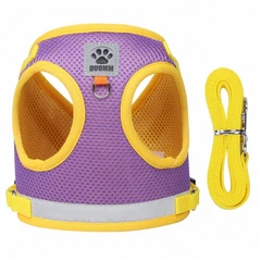 Повідець для собак і кішок M Violet-Yellow 4PawsStar, Chansin (66236595)