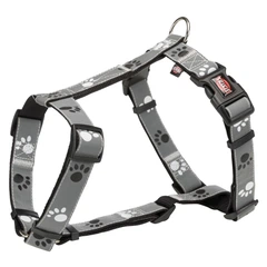 Шлея Trixie нейлонова «Silver Reflect» XS-S 30-40 см / 15 мм (сіра)