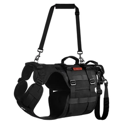 Шлея-підтримка OneTigris Invictus Support Harness для собак Чорний S (161341)