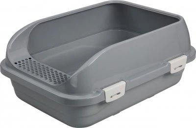 Туалет для кішок під наповнювач з лопаткою CNR-127 58 x 42 x 24 см Animall, Сірий