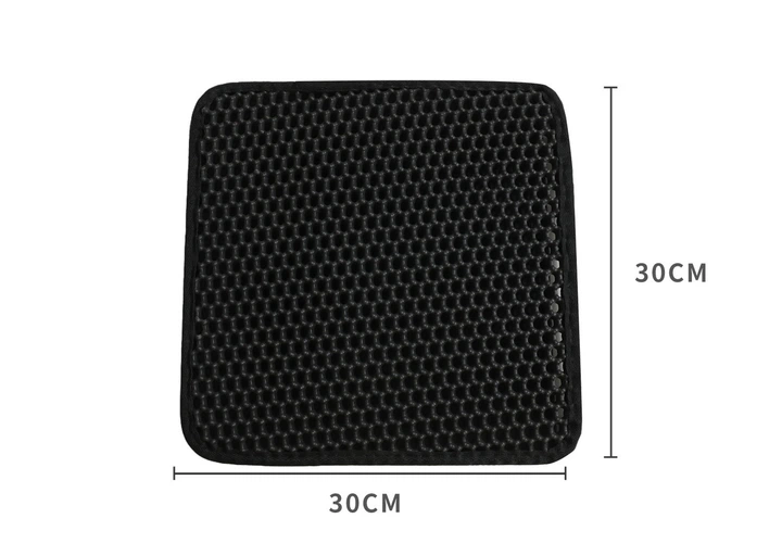 Без бренду Килимок для котячого туалету під лоток, EVA Cat Litter Mat, 30х30 см