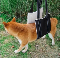 Без бренда Підтримуюча шлейка для собак Harness Helps, нагрудна/для стегон, L Чорний (222L-BLACK)
