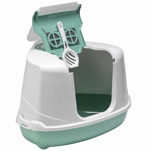 Moderna Flip Corner МОДЕРНА ФЛІП КЕТ КУТОВИЙ закритий туалет для котів