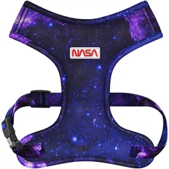 Шлея для собак дихаюча WAUDOG Mesh з QR адресником, малюнок "NASA21", XS (232-0148)
