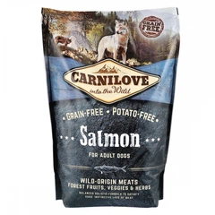 Корм сухий Carnilove Adult Salmon для дорослих собак усіх порід з лососем 1,5 кг 8595602508914