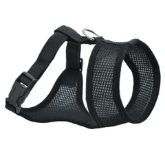 Xtep Шлея для собак і котів Сітка Size S Black шия 25 обхват грудей 30-38 см