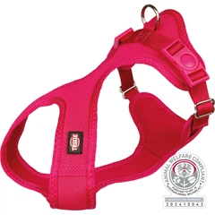 Шлейка для дрібних собак Trixie Soft м'яка нейлонова фуксія 35-45 см (MLZ7629)