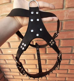 Комір шлейка з шипами Lockdog M(30-44 см) (zoo0005365)