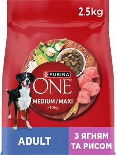Purina One Корм для дорослих собак великих порід