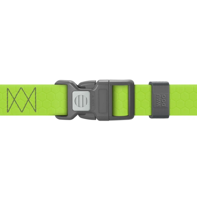 Collar Шлея для собак водостійка анатомічна Н-подібна WAUDOG Waterproof з QR-паспортом, пластикова пряжка-фастекс, S, Ш 15 мм, А 28-42