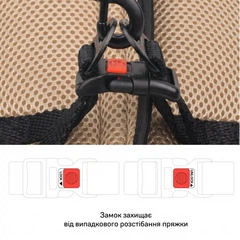 Без бренда Охолоджуюча шлея для собак Бежева М, охват шиї 37-41см, охват грудей 50-53см (88314)