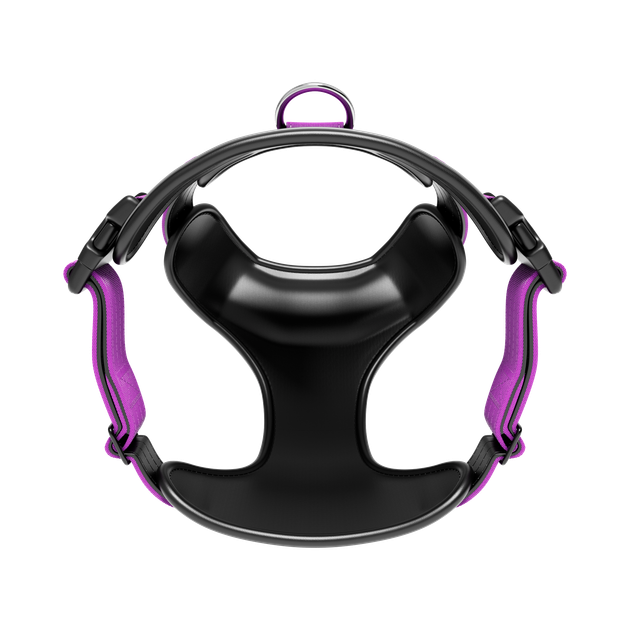 Анатомічна шлея для собак BullyBillows Premium Comfort Harness L: ОШ 39-66 см, ОГ 79-96 см Фіолетовий