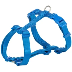Шлейка для собак Trixie Premium H-harness синя XXS-XS 20-32 см 10 мм (MLZ12042)