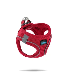 Happet Нагрудник AirComfort (шия 30-32 см, груди 36-44 см), 4-7 кг, S, червоний