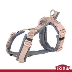 Шлея для собак Trixie 1996935 Premium трекінгова XS–S 32–38 см 13 мм рожево-сіра (TX-1996935) 4053032679900