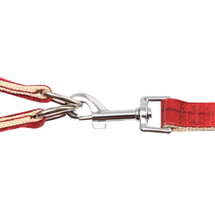 Без бренда Шлей для собак з повідцем Pipitao 165510 Cage Red 1.5х120 см з регулюванням розміру