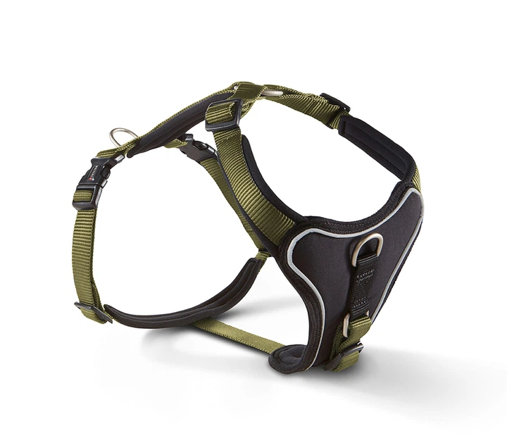 Шлейка для собак пом'якшена Wolters Professional Comfort 2 40-45 см / 25 мм Оливковий (62080)