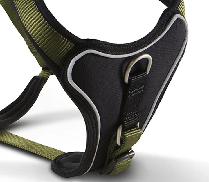 Шлейка для собак пом'якшена Wolters Professional Comfort 2 40-45 см / 25 мм Оливковий (62080)
