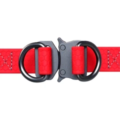 Шлея для собак Waudog Waterproof з QR-паспортом XS 15 мм х 30-39 см Червоний (26622935)