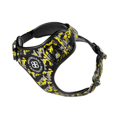 Анатомічна шлея для собак BullyBillows Premium Comfort Harness XL: ОШ 51-81 см, ОГ 89-111 см Камуфляж