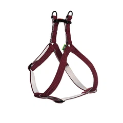 Hi Dog Шлея HIDOG нейлонова VELVET бордо S 16мм 40-56см (126/1051)