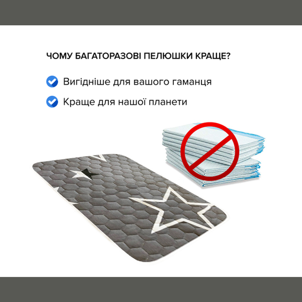 Aqua Stop багаторазова пелюшка для собак 60х60 см - колір в асортименті