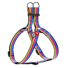 Collar Шлея для собак WAUDOG Nylon з QR паспортом, малюнок "Лінія 1", пластиковий фастекс, Ш 25 мм, Дов 60-90 см