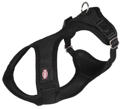 Шлея для собак Trixie Comfort Soft Touring Harness 33–50 см / 20 мм чорний (TX-15772)