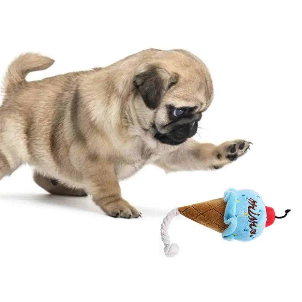 Pet Fun MasterZoo іграшка для собак морозиво з пискавкою 12,5 см - колір в асортименті