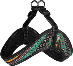 Шлея Hi Dog Comfort обхват грудної клітини 42-48 см M Boha green (2100102869012)