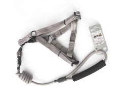 Шлея з повідцем AnimAll для собак HJ-Y304-LH Gray 10х1200х20мм
