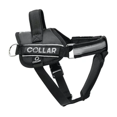 Амуніція Collar DоgЕхтrеме Police Шлея для собак, чорна 70-100 см, з ліхтариком (z07071)