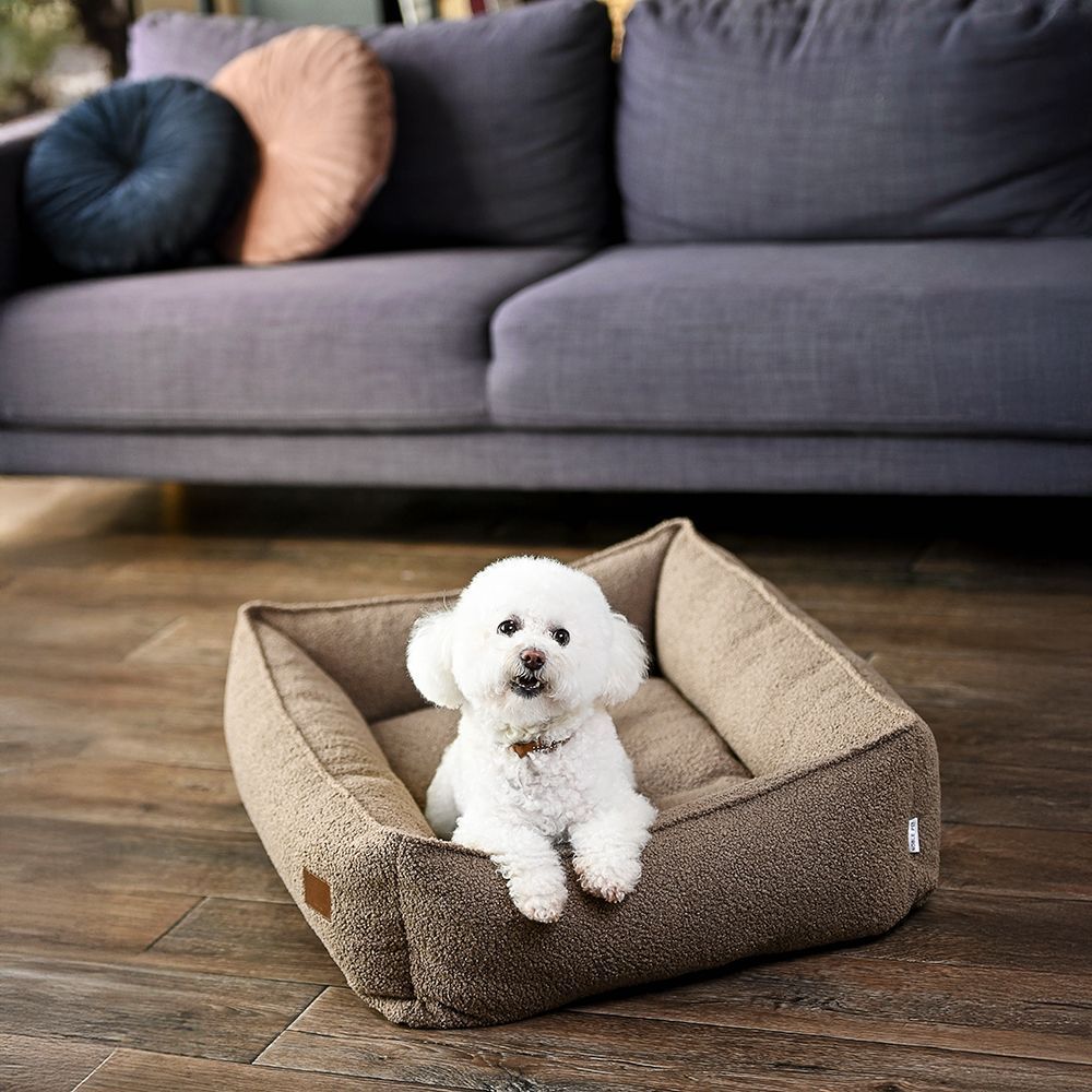 Noble Pet Albert Teddy лежак для собак L 90х60 см - коричневий