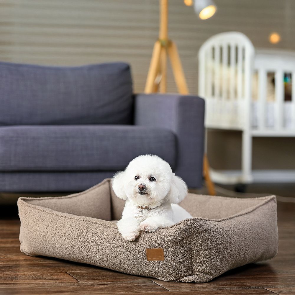Noble Pet Albert Teddy лежак для собак L 90х60 см - коричневий