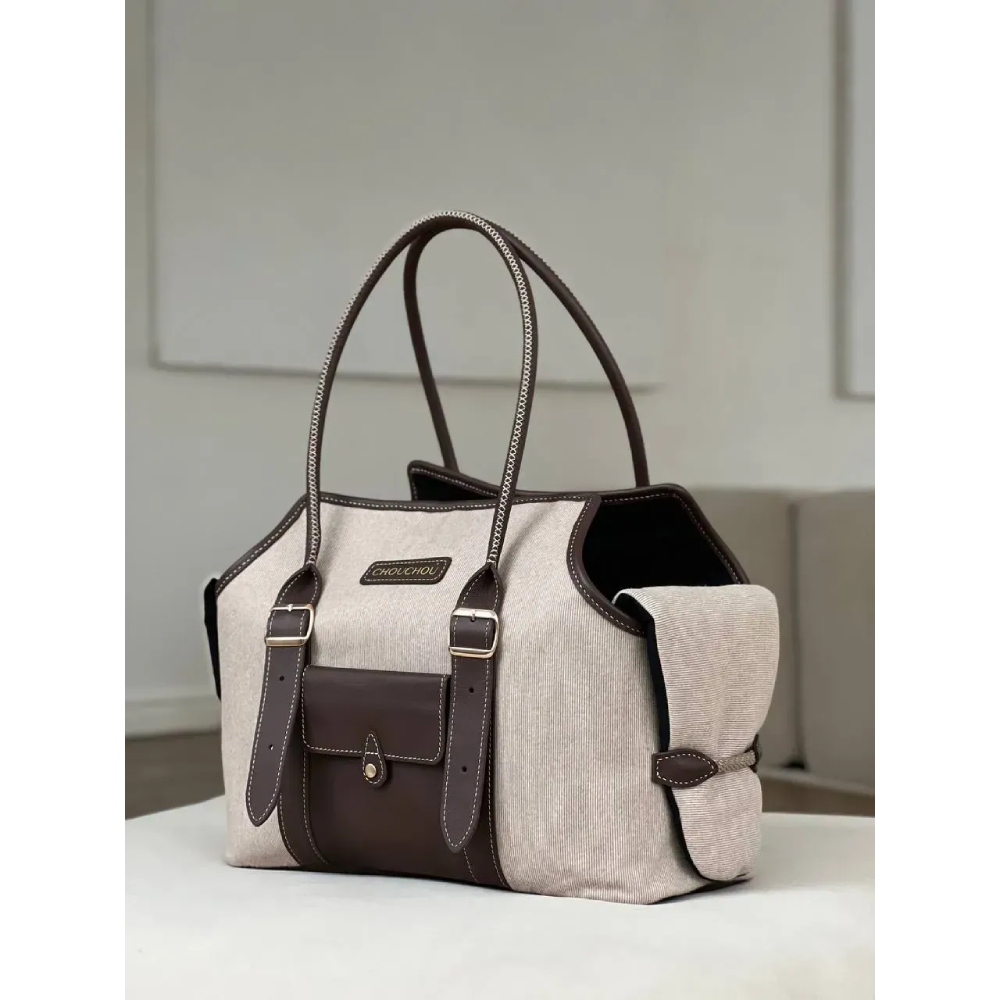 Сумка-переноска для собак CHOUCHOU Classy М - бежевий M
