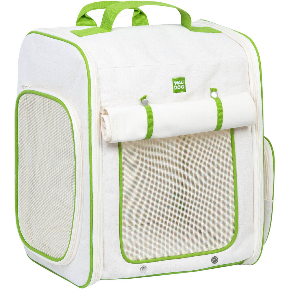 Рюкзак-переноска для собак Waudog Relax Eco 42x34x27 см - білий