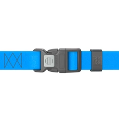 Collar Шлея для собак водостійкий WAUDOG з QR-паспортом, XL, Ш 40 мм, А 60-98 см, 69-110 см, блакитний