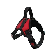 Світловідбивна Шлейка для котів Pet Style "Hunter" Червона XS