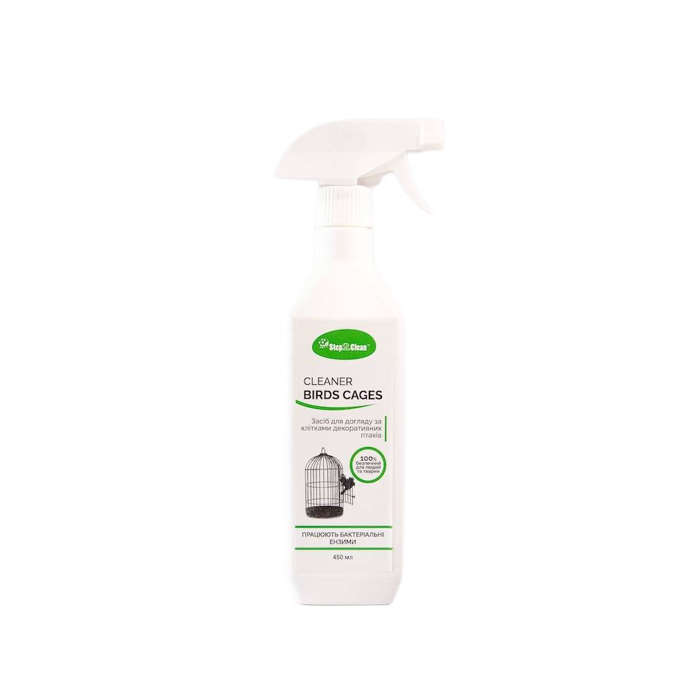 Засіб для догляду за клітками птахів Step2Clean Birds Cages Cleaner 450 мл